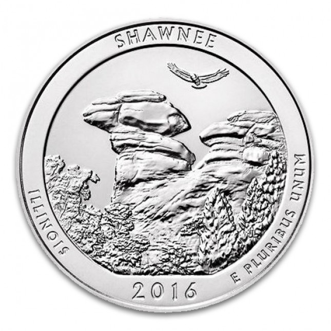 2016 Shawnee National Forest 5 Oz American Silver ATB