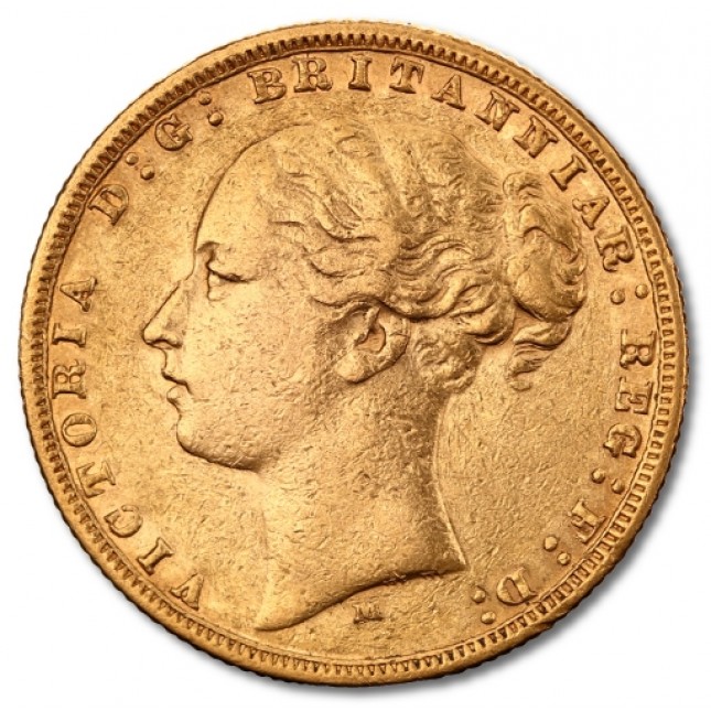 Queen Victoria "Young Head" British Gold Sovereign 1838-1887 (Random Date)