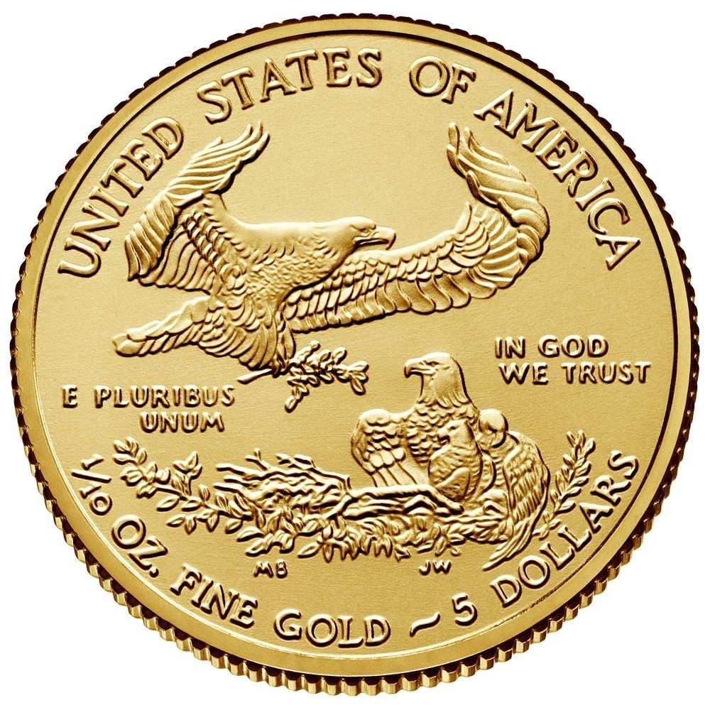 Buy the 2021 1/10 Oz American Gold Eagle (BU) Monument Metals