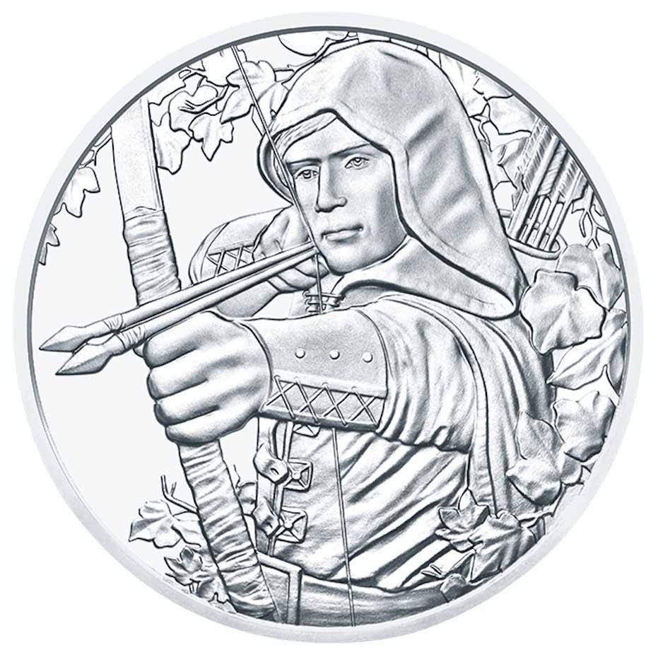 Details about   2019 Robin Hood 825th Austria Anniv 1oz Silver In Capsule Mintage 100,000 