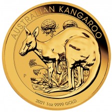 2021 1 Oz Australia Gold Kangaroo (BU)