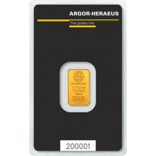 1/10 oz Argor-Heraeus Gold Bar (In Assay)