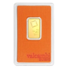 Valcambi 10 Gram Gold Bar (In Assay)