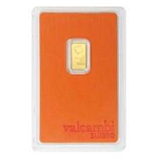 Valcambi 1 Gram Gold Bar (In Assay)