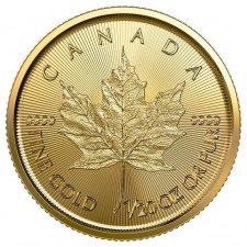 2020 Canada 1/20 Oz Gold Maple Leaf (BU)