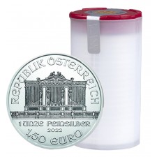2022 Austria 1 Oz Silver Philharmonic (BU) - Tube/Roll of 20 Coins