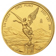 2021 1/4 Oz Mexican Gold Libertad (BU)