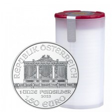 2023 Austria 1 Oz Silver Philharmonic (BU) - Tube/Roll of 20 Coins