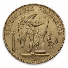 France Gold 20 Franc Angel (Random Year)