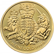 2020 Great Britain 1 oz Gold The Royal Arms (BU)