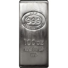 100 Oz JBR Silver Bar (New)