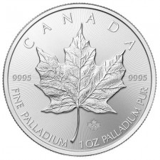 1 Oz Canada Palladium Maple Leaf (Random Year)
