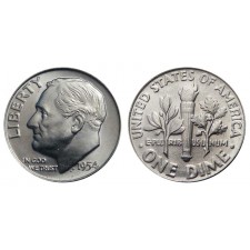 90% Silver Roosevelt Dimes - $1 Face Value (10 Coins)