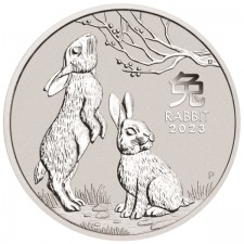 2023 Australia 1/2 Oz Silver Lunar Rabbit Coin (BU)