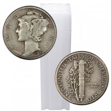 dimes silver mercury pre roosevelt unsearched 1965 lot dime junk value face pristineauction roll