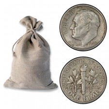 Bag of 90% Silver Roosevelt Dimes - $100 Face Value