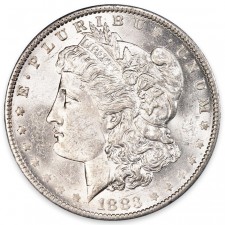 1878-1904 Morgan Silver Dollar BU Obverse