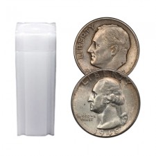 $10 Face Value Tube - 90% Junk Silver Coins
