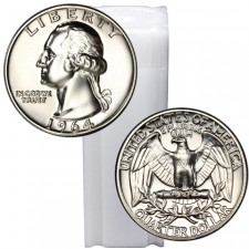 Tube of 90% Silver Proof Washington Quarters (PR) - $10 Face Value