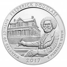 2017 Frederick Douglass 5 Oz Silver ATB Coin