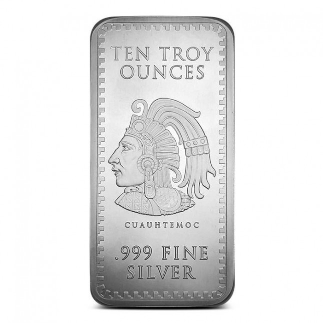 Buy 10 oz Silver Bar Aztec Calendar Monument Metals