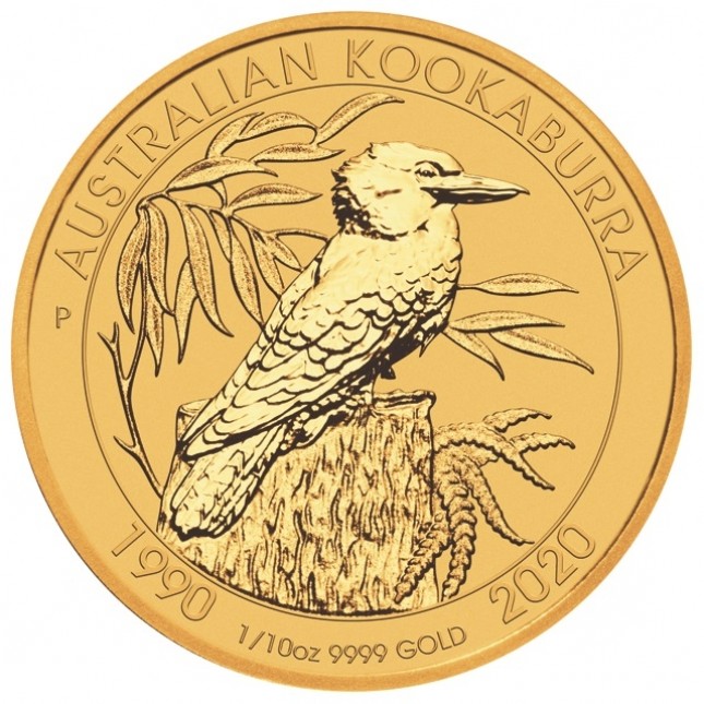 Buy 2020 Australia 1/10 Oz Gold Kookaburra (BU) Monument Metals