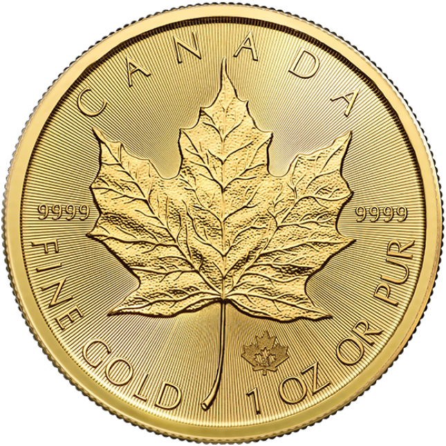 Buy the 2021 Canada 1 Oz Gold Maple Leaf (BU) Monument Metals