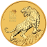 2022 Australia 1/10 oz Gold Lunar Tiger Coin (BU)