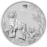 2022 Australia 2 Oz Silver Lunar Tiger Coin (BU)