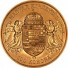 1908 Hungary Gold 100 Korona Restrike (Avg Circ)