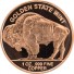 1 oz Copper Round | Buffalo Nickel (BU)