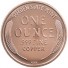 1 oz Copper Round | Lincoln Wheat Cent (BU)