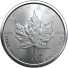 2022 Canada 1 Oz Silver Maple Leaf Coins (BU) Roll/Tube of 25