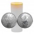 2021 Canada 1 Oz Silver Maple Leaf Coins (BU) Roll/Tube of 25