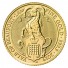 2019 UK 1/4 Oz Gold The Yale of Beaufort BU (Queen's Beasts Series)