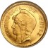Chile Gold 10 Pesos (Avg Circ)