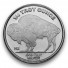 Highland Mint (HM) 1/4 Oz Buffalo Silver Round