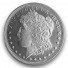 Highland Mint (HM) 1/2 Oz Morgan Design Silver Round