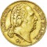 France Gold 20 Franc Louis XVIII 1816-1824 (Average Circulated)