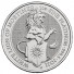 2021 UK 1 Oz Platinum The White Lion of Mortimer BU (Queen's Beasts Series)