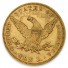 $10 Liberty Gold Half Eagle XF Reverse