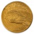 1907-1933 Random Date $20 Saint Gaudens Gold Double Eagle Extremely Fine (XF) Reverse