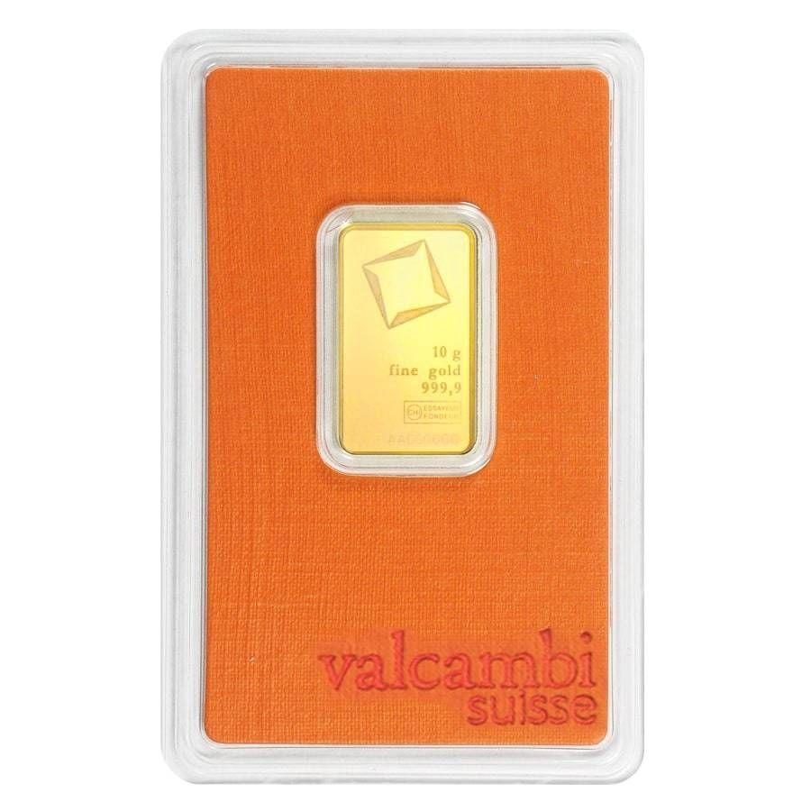 Valcambi Gold Bars - Monument Metals