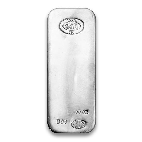 Asahi 100 Oz Silver Bar