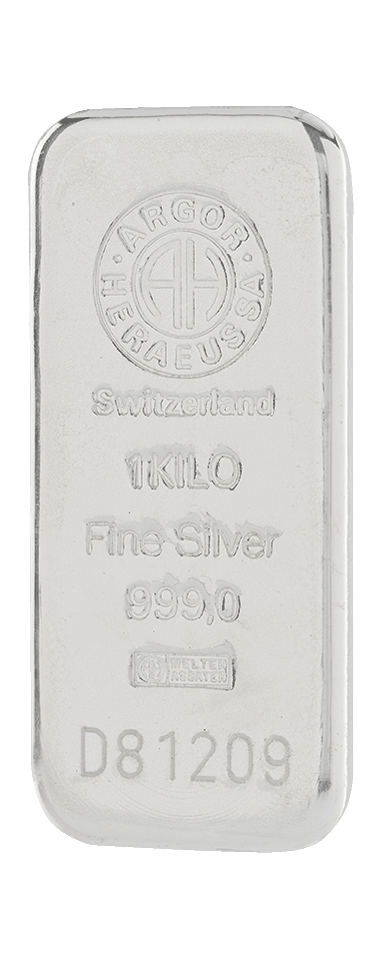 Buy the Argor-Heraeus Kilo (32.15 oz) Silver Bar (New) | Monument