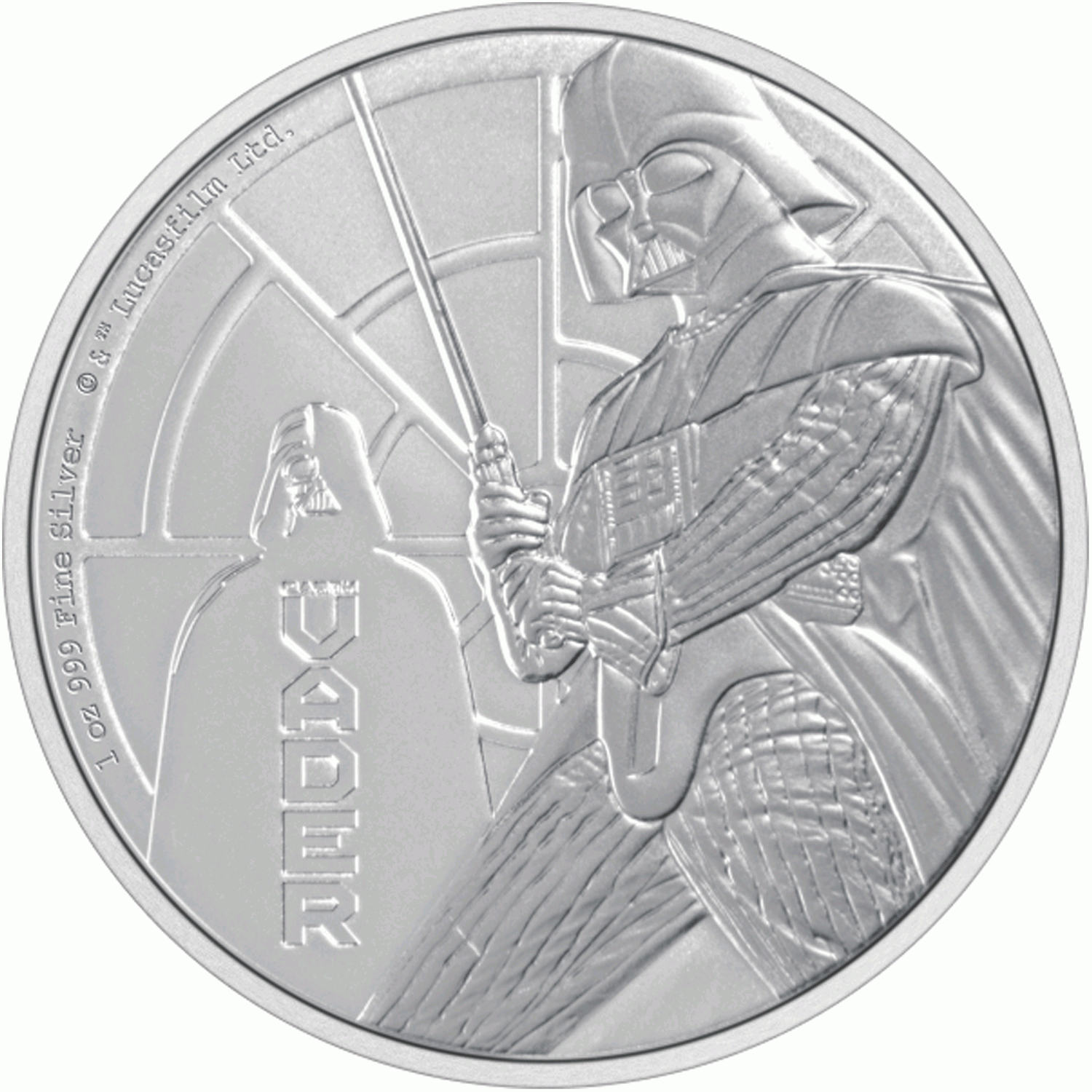Buy the 2022 1 oz Niue Silver Star Wars Dart Vader Coin (BU