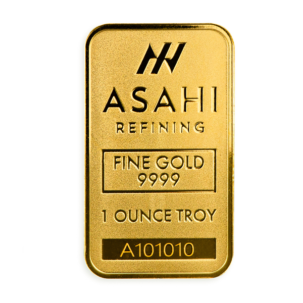 Buy the Asahi 1 oz Diwali Gold Bar (In Assay) Monument Metals