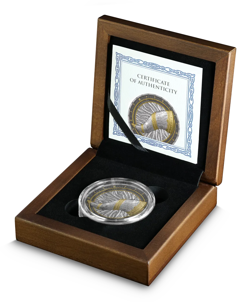 Buy the 2024 Germania Artefacts: Gjallarhorn 2 oz Silver