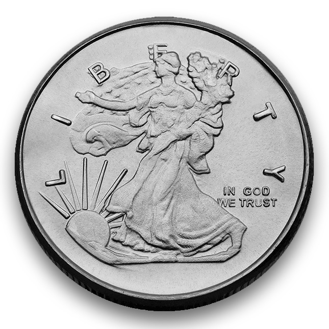 Buy Highland Mint HM 1 4 Oz Walking Liberty Silver Round