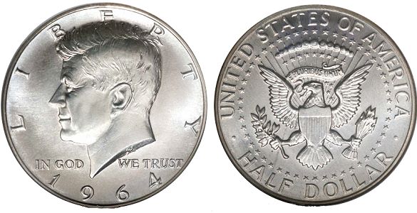 Kennedy Silver Dollar Coin, Silver Coins